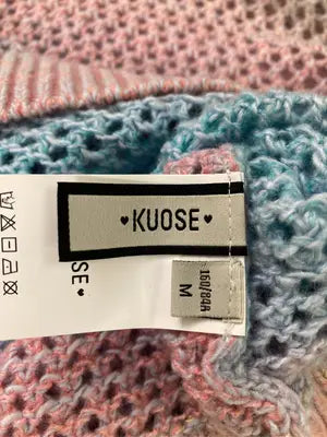 KUOSE/ニット/セーター/トップス/ブルー/M