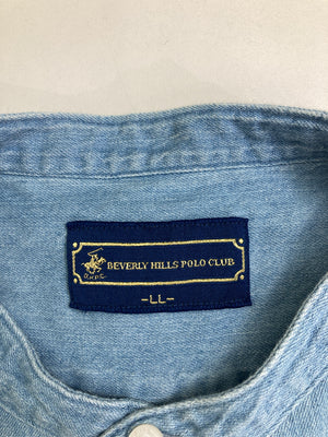 BEVERLY HILLS POLO CLUB/ビバリーヒルズポロクラブ/シャツ/ブラウス/トップス/ブルー/LL
