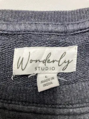 Wonderly STUDIO/Tシャツ/カットソー/トップス/グレー/L
