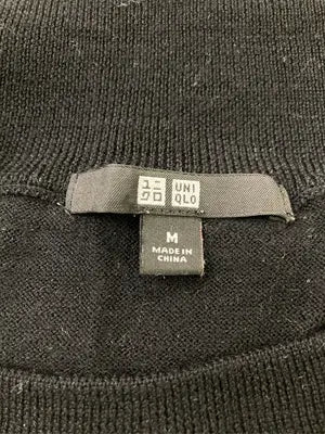 UNIQLO/ユニクロ/Tシャツ/カットソー/トップス/ブラック/M