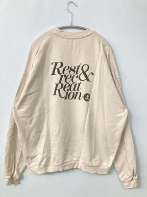 Rest&Recreation/レストアンドレクリエーション/スウェット/トップス/ベージュ/ONE SIZE
