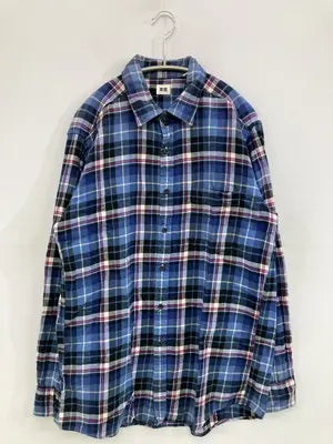 UNIQLO/ユニクロ/シャツ/ブラウス/トップス/ブルー/L