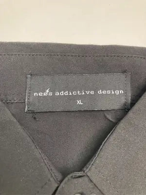 neos addictive design/ネオス/シャツ/ブラウス/トップス/ブラック/XL