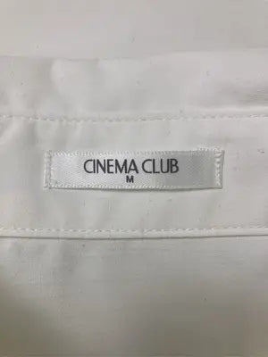CINEMA CLUB/シネマクラブ/シャツ/ブラウス/トップス/ホワイト/M