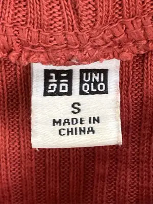 UNIQLO/ユニクロ/ニット/セーター/トップス/レッド/S