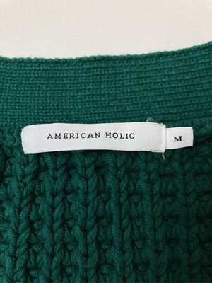 AMERICAN HOLIC/アメリカンホリック/カーディガン/ボレロ/トップス/グリーン/M