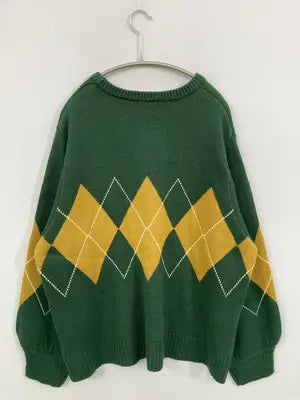 Adoon plain/アドーンプレーン/ニット/セーター/トップス/グリーン/M