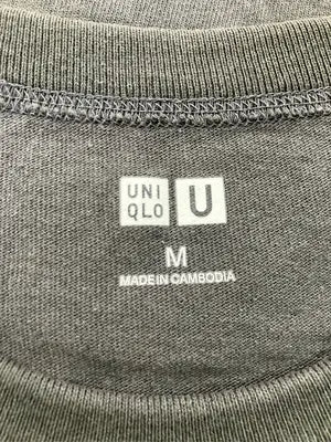 UNIQLO/ユニクロ/Tシャツ/カットソー/トップス/ブラック/M