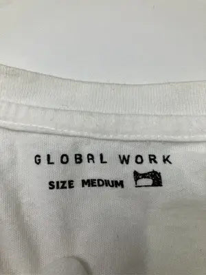 GLOBAL WORK/グローバルワーク/Tシャツ/カットソー/トップス/ホワイト/M