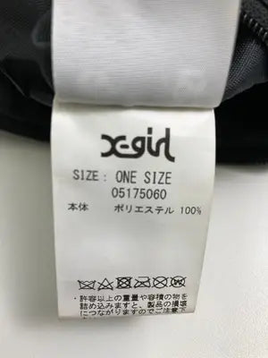 X-GIRL/エックスガール/ショルダーバッグ/バッグ/ブラック/ONE SIZE