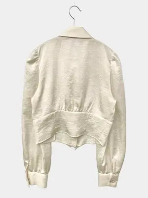ZARA/ザラ/シャツ/ブラウス/トップス/アイボリー/USA XS