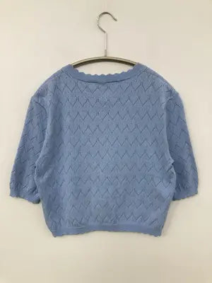 ZARA/ザラ/カーディガン/ボレロ/トップス/ブルー/USA M