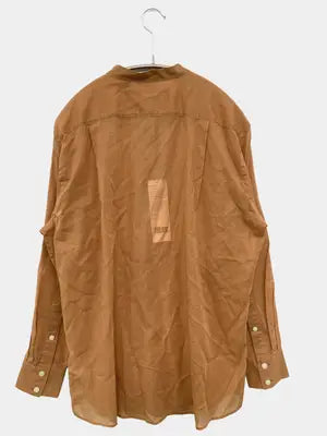 UNIQLO U/ユニクロユー/シャツ/ブラウス/トップス/ブラウン/S