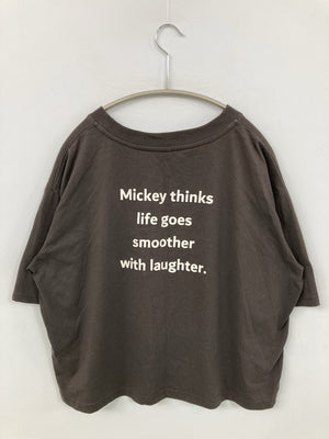 Disney/ディズニー/Tシャツ/カットソー/トップス/グレー/M