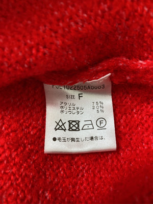 CPCM/シーピーシーエム/ニット/セーター/トップス/レッド/F