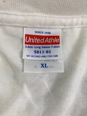 United Athle/ユナイテッドアスレ/Tシャツ/カットソー/トップス/ホワイト/XL