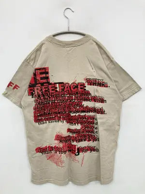 ONE FREE FACE/Tシャツ/カットソー/トップス/グレー/LARGE
