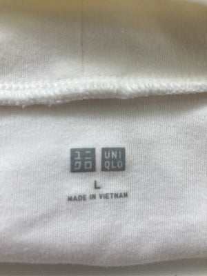 UNIQLO/ユニクロ/Tシャツ/カットソー/トップス/ホワイト/L