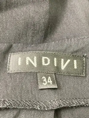 INDIVI/インディヴィ/Tシャツ/カットソー/トップス/ブラック/34