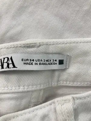 ZARA/ザラ/デニムパンツ/パンツ/ホワイト/EUR 34