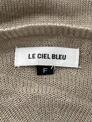 LE CIEL BLEU/ルシェルブルー/ニット/セーター/トップス/ベージュ/F