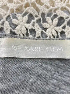 RARE GEM/Tシャツ/カットソー/トップス/グレー/F