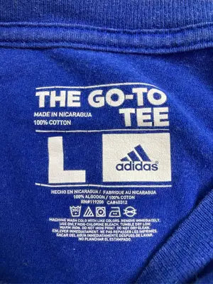 adidas/アディダス/Tシャツ/カットソー/トップス/ブルー/L