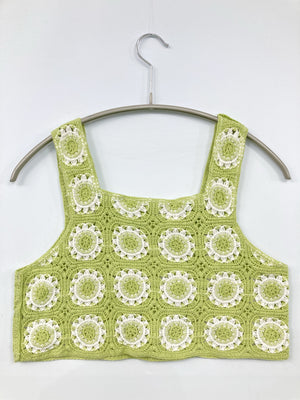 タンクトップ/トップス/ライトグリーン