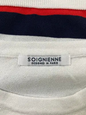 SOIGNIENNE/ニット/セーター/トップス/ホワイト/L