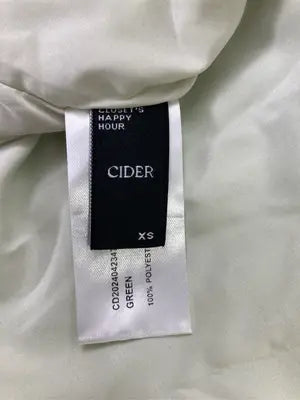 CIDER/サイダー/ワンピース/ワンピース/ドレス/ライトグリーン/XS