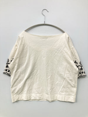 JEANASIS/ジーナシス/Tシャツ/カットソー/トップス/ホワイト/F