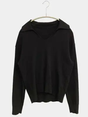 UNIQLO/ユニクロ/ニット/セーター/トップス/ブラック/M