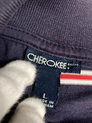 CHEROKEE/チェロキー/ポロシャツ/トップス/ネイビー/L
