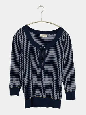 NATURAL BEAUTY BASIC/ナチュラルビューティーベーシック/Tシャツ/カットソー/トップス/ネイビー/M