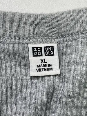 UNIQLO/ユニクロ/Tシャツ/カットソー/トップス/グレー/XL