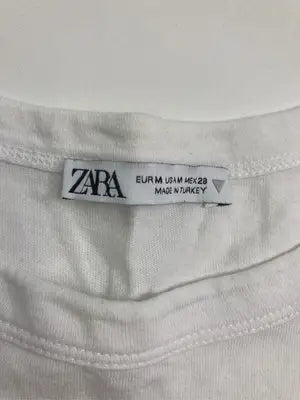 ZARA/ザラ/Tシャツ/カットソー/トップス/ホワイト/EUR M