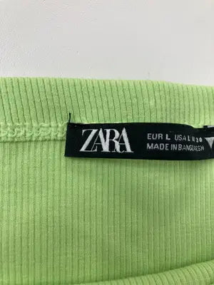 ZARA/ザラ/キャミソール/トップス/ライトグリーン/EUR L/USA L/MEX 30