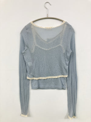 LIVE FOREVER/カーディガン/ボレロ/トップス/グレー