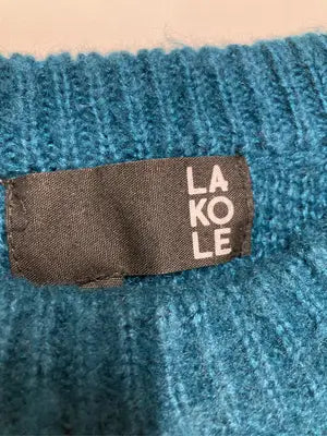 LAKOLE/ラコレ/ニット/セーター/トップス/ブルー/M