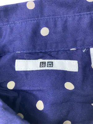 UNIQLO/ユニクロ/シャツ/ブラウス/トップス/ネイビー/L