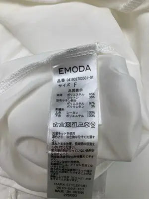 EMODA/エモダ/Tシャツ/カットソー/トップス/ホワイト/F