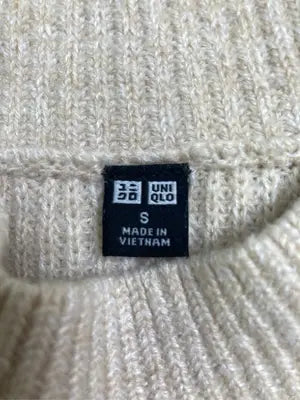 UNIQLO/ユニクロ/ニット/セーター/トップス/ベージュ/S