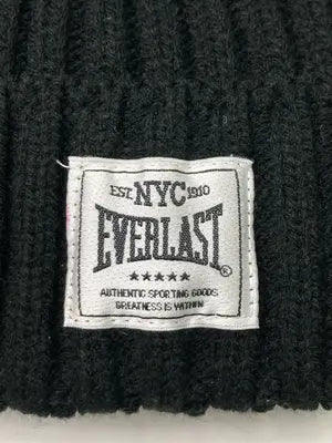 EVERLAST/エバーラスト/ニットキャップ/ビーニー/帽子/ブラック