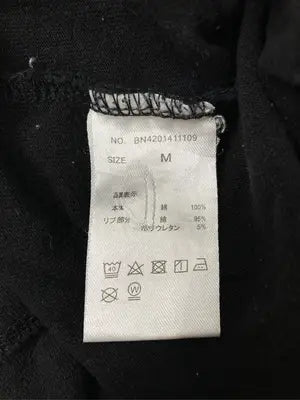 BACK NUMBER/バックナンバー/Tシャツ/カットソー/トップス/ブラック/MEDIUM