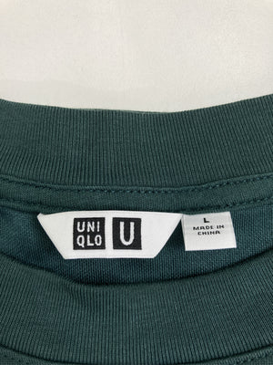 UNIQLO U/ユニクロユー/Tシャツ/カットソー/トップス/グリーン/L