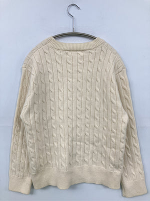 Alicedudu/ニット/セーター/トップス/アイボリー/L