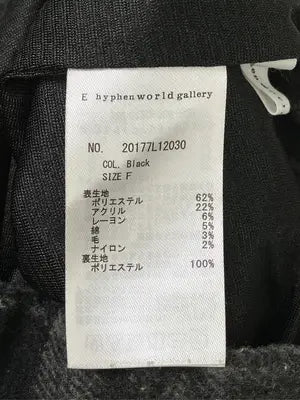 E hyphen world gallery/イーハイフンワールドギャラリー/スカート/スカート/ブラック/F