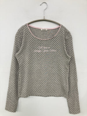 SEDAGLB/Tシャツ/カットソー/トップス/グレー/M