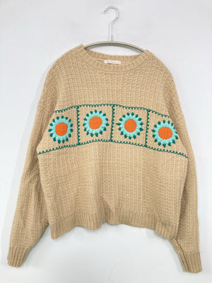 ehka sopo/エヘカソポ/ニット/セーター/トップス/ブラウン/F