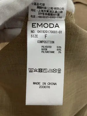 EMODA/エモダ/シャツ/ブラウス/トップス/ベージュ/F